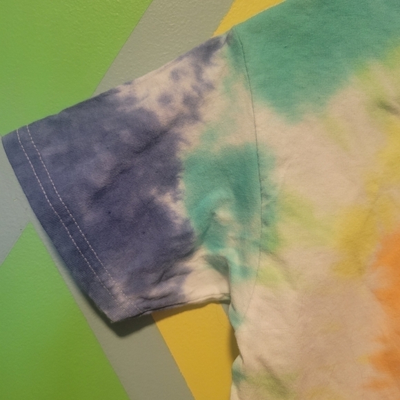 New Caplin Creations Handmade Dimond Rainbow Tie Dye Size Unisex Youth Small - Picture 4 of 7